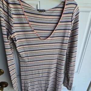 Wild Fable Colorful Striped Mini Dress